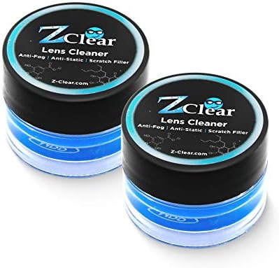 Z Clear Wax Paste Anti Fog for Glasses and Goggle Defogger for Outdoor Sports and Scuba Accessories - Safe on All Lenses (2 Jars)