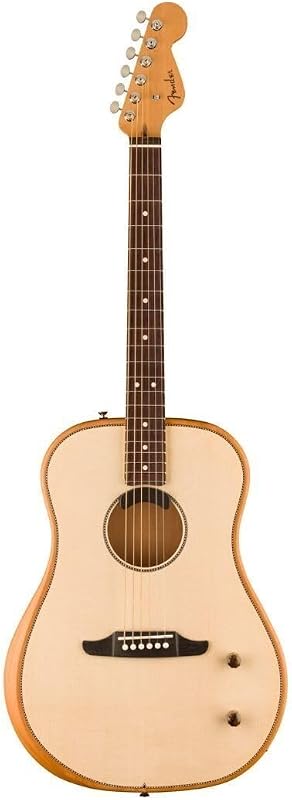 Fender Highway Series Dreadnought Acoustic-Electric Guitar - Natural | Includes deluxe gig bag and 2-year warranty for travel, storage and protection