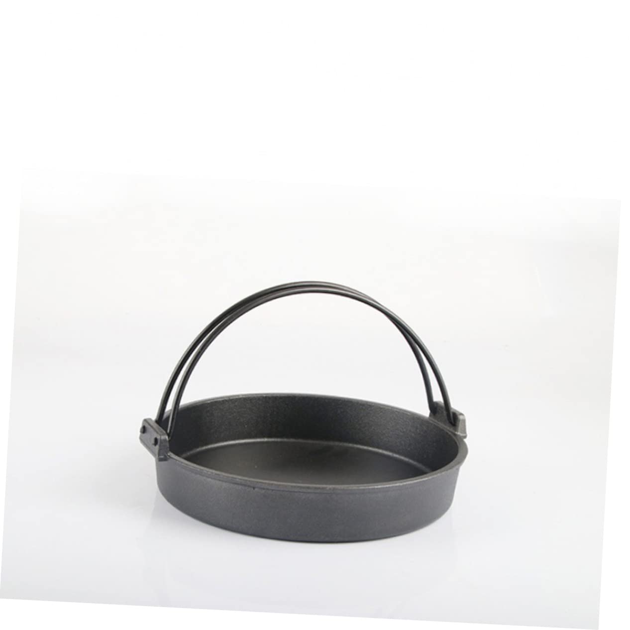 VICASKY Thickened Cast Hot Pot with Double Handles Versatile Cooking Pan for Sukiyaki Bbq More Kitchen Cookware for Home Outdoor Use