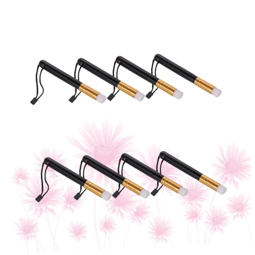 PartyKindom False Eyelash Cleaning Brush Set 8 Pieces Makeup Face Cleaner for Grafting Lashes Delicate Eyelid Brush