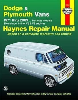 Paperback Haynes Dodge and Plymouth Vans (71 - 03) Manual Book