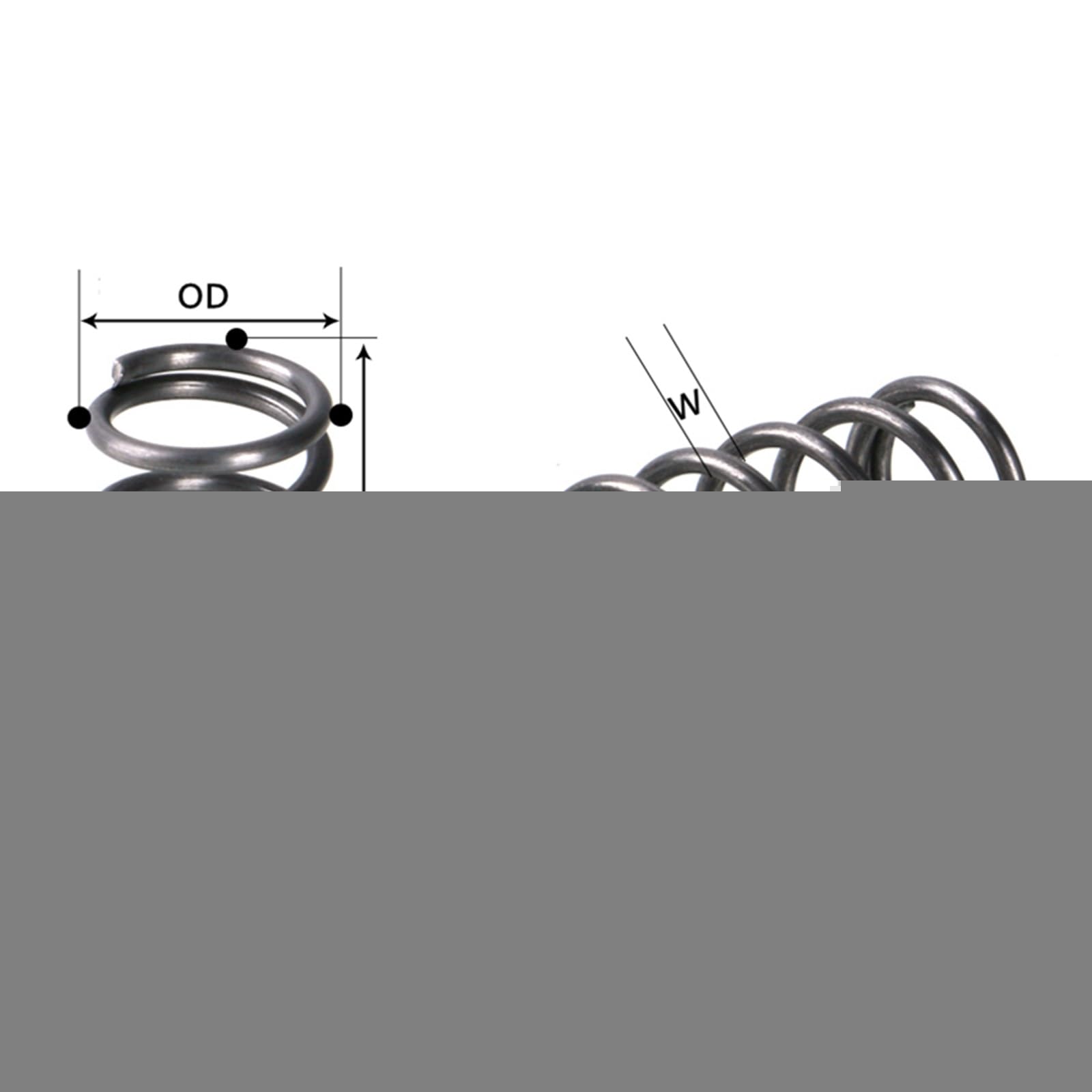 Diametro Filo 0,7 Mm Molla In Acciaio Molle Di Compressione - Foto 4