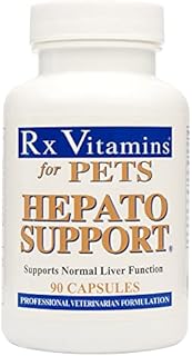 Rx Vitamins Hepato Support for Dogs & Cats - Milk Thistle Supplement for Pets - 100mg Milk Thistle for Healthy Liver Function - Silymarin Capsules for Pets - 90 ct.