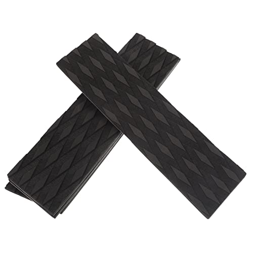 Totority 4Pcs Adhesive Surfboard Traction Pads Skid Deck Grip for Surfing Durable Tail Pads for Easy to Apply Remove Water Sports Accessories