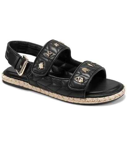Image of KARL LAGERFELD Women's Charlay Double Strap Sandal With Pin Embellishments