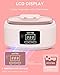 Paraffin Wax Machine for Hand and Feet -Paraffin Wax Warmer Moisturizing Kit Auto-time and Keep Warm Paraffin Hand Wax Machine for Arthritis (pink-)