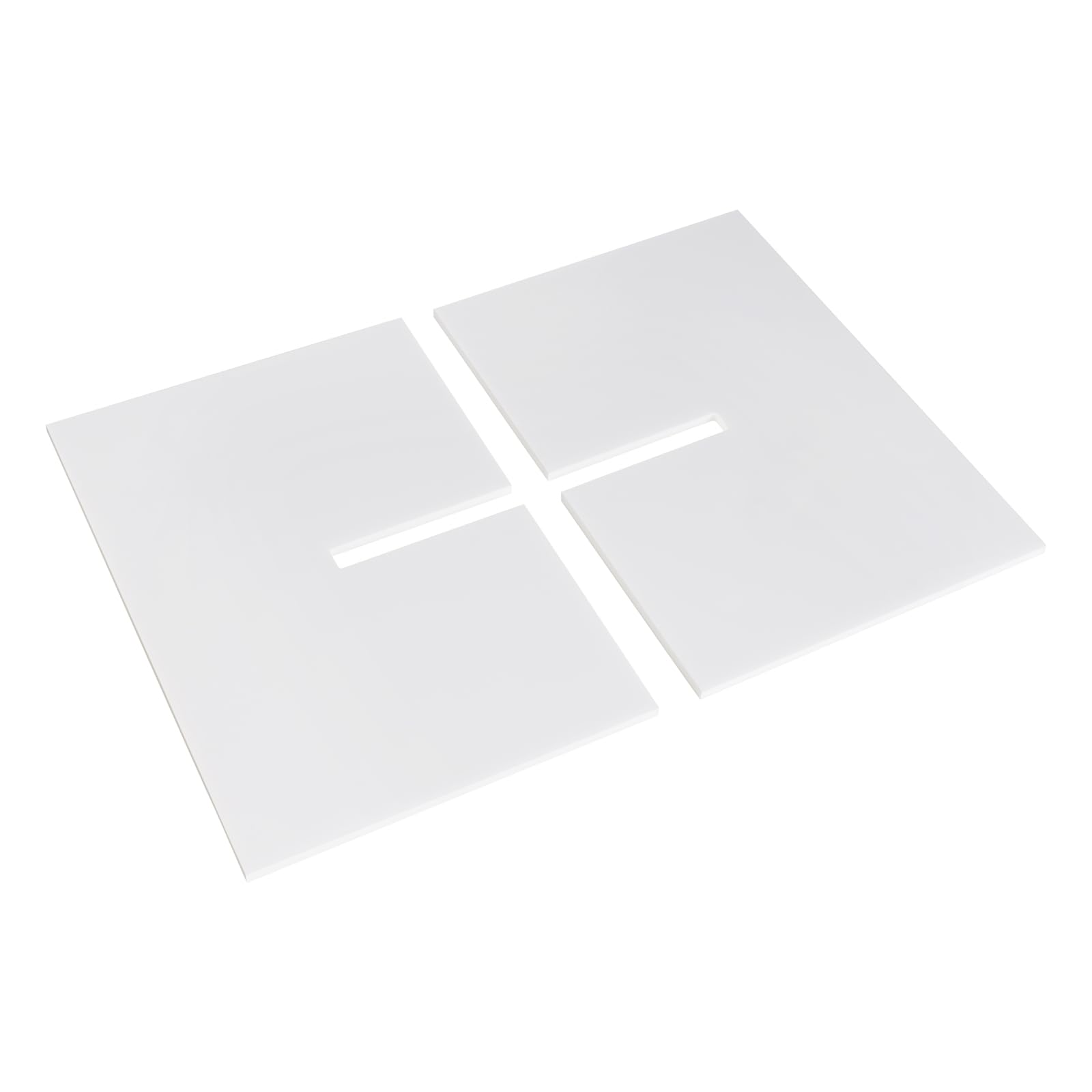 Portalibri in acrilico bianco – cornice a croce in acrilico per esposizione e lettura, adatto per arte, Bibbia, libro di cucina, cavalletto, riviste