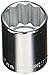 Armstrong 39-122 1/2-Inch Drive 12 Point Standard Socket, 22mm