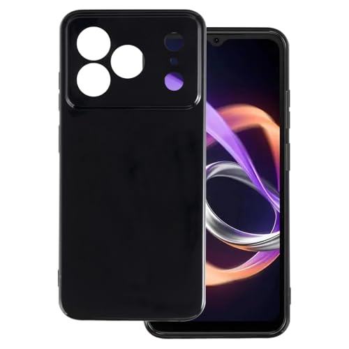 OAGELIM P[X Doogee Note 56 Pro Ƃ̌݊ Case ϏՌTPU\tgtLVuWFیdbJo[ σXNb`~^[x̑ϗ (ubN)