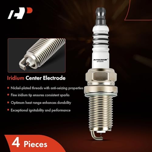 A-Premium Iridium Platinum Spark Plugs Pack of 4, Fine Wire, L4 Engine by A-Premium - Used condition - Image 4
