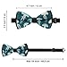 HEBVASS Fashion Butterfly Bow Tie for Teens & Adults, Pre-Tied Adjustable School Uniform Rave Party Creative Decoration, Jellyfish Ocean Sea Underwater Life Bowtie