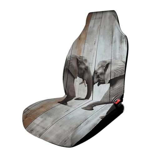 Housse de siège de voiture motif éléphant universelle pour auto camion SUV