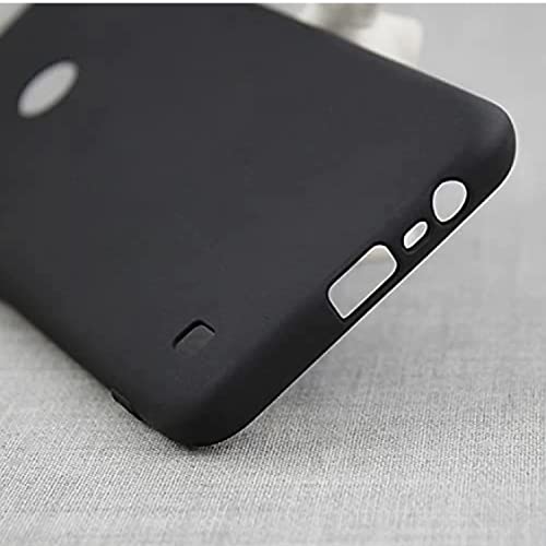 Image of Mobile Back Cover Case for Realme C21 (Silicone Case|CameraProtection|Black SC1510)