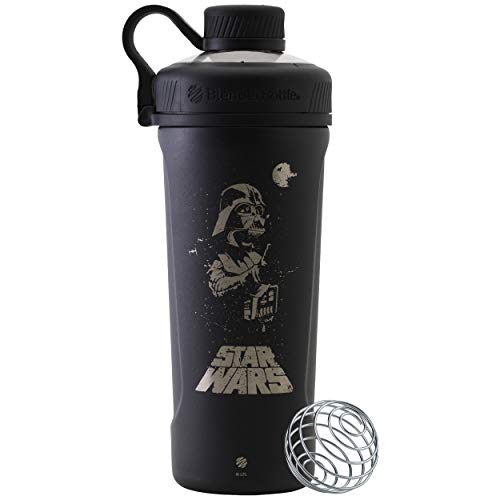 BlenderBottle Star Wars Radian Stainless Steel Shaker Bottle, 26oz, Darth Vader Retro