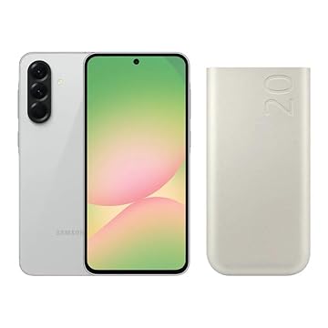 Samsung Combo A56 5G (256GB) - Cinza - Bateria Portátil 20000 mAh
