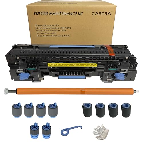 CARTRA Maintenance Kit 110V C2H67A Compatible with HP Laserjet Enterprise M806 M830 Series Includes Fuser Roller and Tray Kit (C2H67-67901)