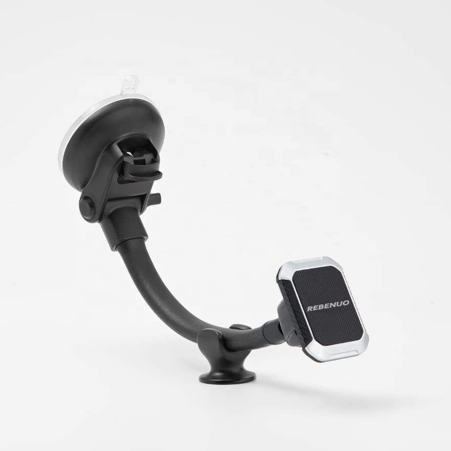 REBENUO Suction Cup Windscreen Car Dashboard Magnetic Cell phone Holder.