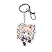 Produktbild ALTcompluser Anime Danganronpa V3 Karabiner Schlüsselanhänger Doppelseitig Schlüsselbund Schlüsselring Acryl Anhänger, Dekoration für Tasche/ Rucksack / Mäppchen( Enoshima Junko)