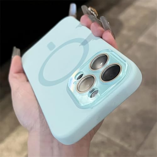 Coque iPhone 15 Pro Max antichoc silicone vert menthe pour le quotidien actif