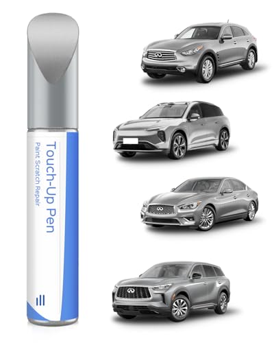 PARTS4EV K23 Brilliant Silver Metallic Touch Up Paint Compatible with Infiniti Exact Match Chips and Nicks Touch Up