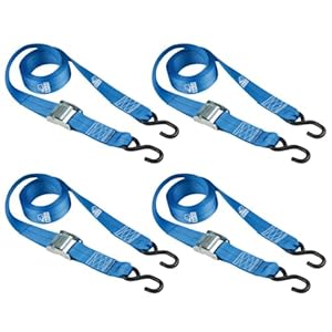 BASI 4er Set Spanngurte mit Klemmschloss