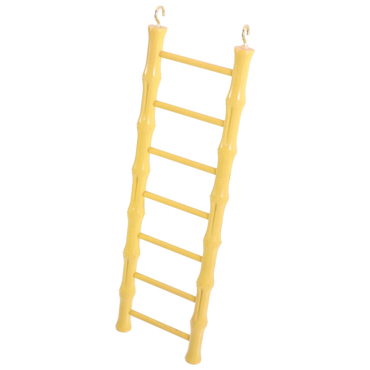 NUOBESTY Hamster Step Ladder Bird Hanging Toy, Wooden Bird Ladder for Cage, Natural Wood Climbing for Parakeets Budgies Parrots Cage Accessories and Budgie Toys