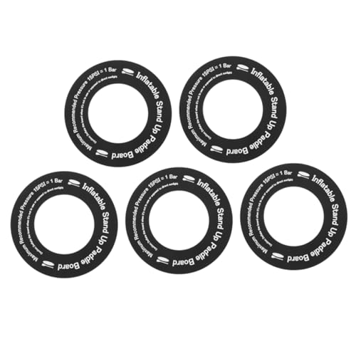 JOINPAYA 5Pcs Inflatable Paddle Board Valve Pads Durable Valve Gaskets for Paddleboard Accessories Lightweight Valve Adapter Mats for Kayaks Canoes and Inflatable Surfboards