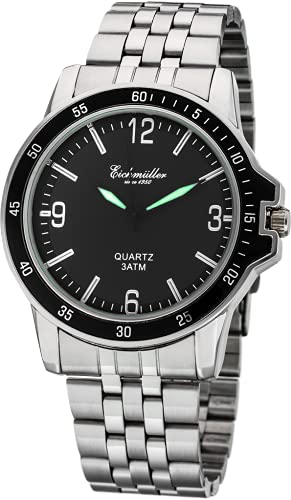 Montre de plongée Eichmüller 44 mm acier inoxydable aiguilles luminescentes