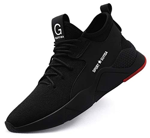 Kinow Steel Toe Indestructible Work Shoes For Men Lightweight Safety Mesh Sneakers #TOP5