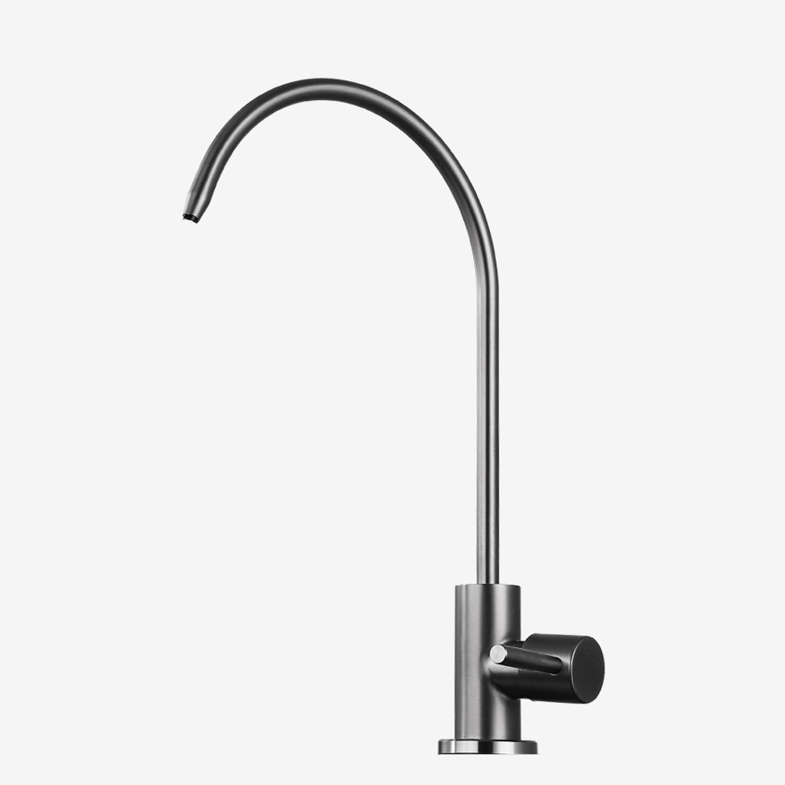 Faucet Filter Tap for Sink, 304 Stainless Steel Kitchen Faucet,Gun Gray (Gun Gray A)