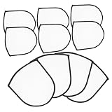 SAFIGLE 10 Stück Blanko Sublimations patches zum Aufbügeln Weiße DIY Reparatur Dekorations patches für Kleidung Rucksäcke Hüte Vielseitig für Handarbeiten und Individuelle Gestaltung