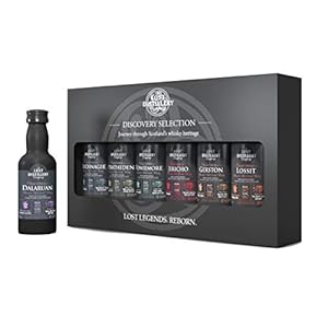 The Discovery Selection by The Lost Distillery Company – Limited edition gift pack of 6 x 5cl miniature bottles. 43% Abv…
