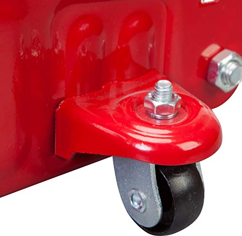 BIG RED T820014S Torin Hydraulic Trolley Service/Floor Jack with Blow Mold Carrying Storage Case, 1.5 Ton (3,000 lb) Capacity, Red BIG RED T820014S Torin Hydraulic Trolley Service/Floor Jack with Blow Mold Carrying Storage Case, 1.5 Ton (3,000 lb) Capacity, Red