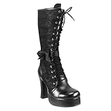 inamagura  inamagura Stiefel Laced Boots 37HL114 Black EU42
