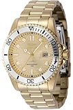 Invicta Pro Diver 48375 Orologio da Uomo - Impermeabile - Analogico - Movimento Quarzo - acciaio inossidabile con quadrante oro - 43mm