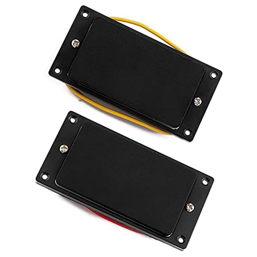 ADFBL Professionellt förseglat humbucker pickups set svart för Gibson Epiphone Les Paul gitarrer