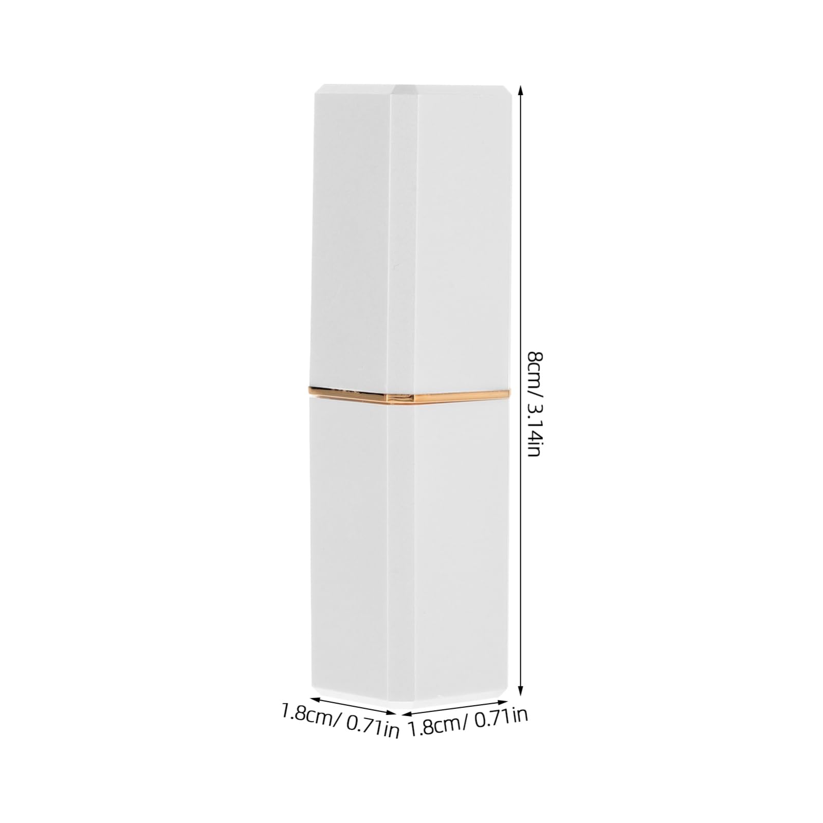 Beavorty 4 Juegos Cosmético Revestimientos Varita Mágica Mini Máscara Poseedor Tubos Cap Contenedor De Brillo De Labios Recargable Contenedor De Brillo De Labios Vacío Abs 10 Uds * 4