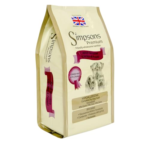 Simpsons Premium - Pollo e patate per cani adulti, 200 g