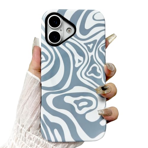 Coque iPhone 16 Plus MagSafe ZTOFERA - Protection hybride double couche fine bleu clair