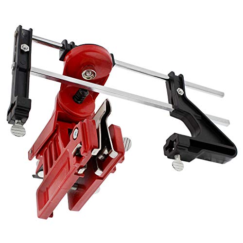 Felled Chainsaw Sharpener Kit - Precise Chainsaw Filing Guide with Dial Settings - Mounted Manual Chain Sharpener