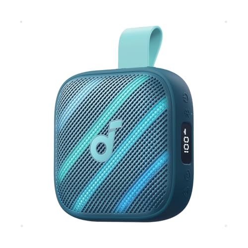 Image of Soundcore Boom Go 3i Portable Bluetooth Speaker by Anker, 15W Punchy Sound, 24H Playtime, IP68, BassUp 2.0, Emergency Charging, Bluetooth 6.0, Waterproof Speaker for Hiking/Cycling/Camping (Blue)