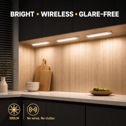 3-Pack Rechargeable Motion-Sensor Under-Cabinet Lights - $17.49 w/ Code + 50% Off Code LSE75D06 - image 2