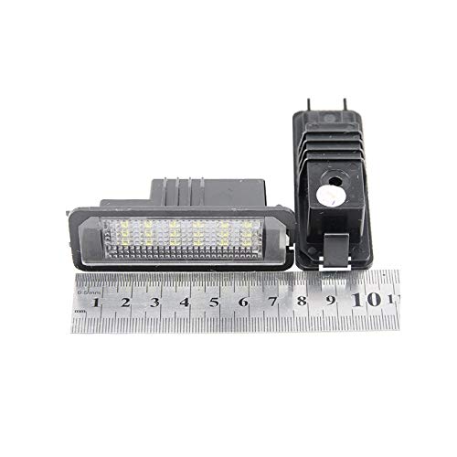 Kit luz de matrícula LED 2X xenon white para coche Golf 5 6 7 3