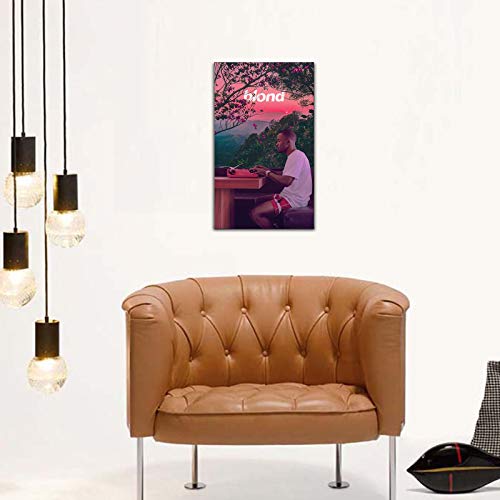 123 Life Frank Ocean Sunset Blond Poster,New Rap Music Star Art Silk Poster Wall Decor Hd Print Canvas Art Poster And Wall Art Picture Print Modern Family Bedroom Décor 12X18Inch/30X45Cm Unframed #TOP2