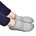 Women's Low Cut Ankle No Show Athletic Short Cotton Socks - 6-Pair Black, White, Grey