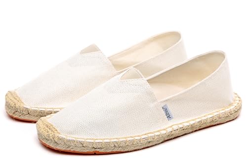 Image of Altxic Men's Closed Toe Comfortable Canvas Slip on Flat Espadrilles