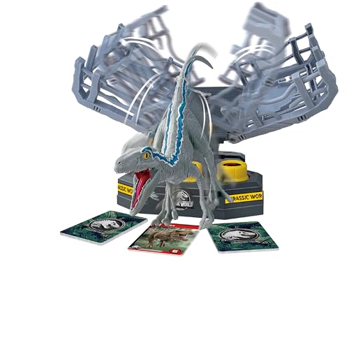EPOCH GAMES - Jurassic World Cage Breaker - Jeu de Plateau, Jeu de société et Jouet pour Enfants dans l'univers des Dinosaures - 7523