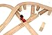 JOYIN 62 Pieces Wooden Train Track Set, Including 1 Thomas Magnetic Toy Train, Wooden Railway Set Compatible with Versatile Brands, Birthday Holiday Party Favor Gifts for Boys Girls 3-8 Years Old
