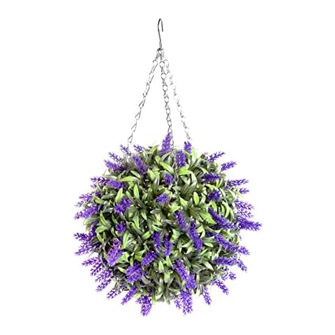 Best Artificial Purple Lavender Topiary Ball Cover