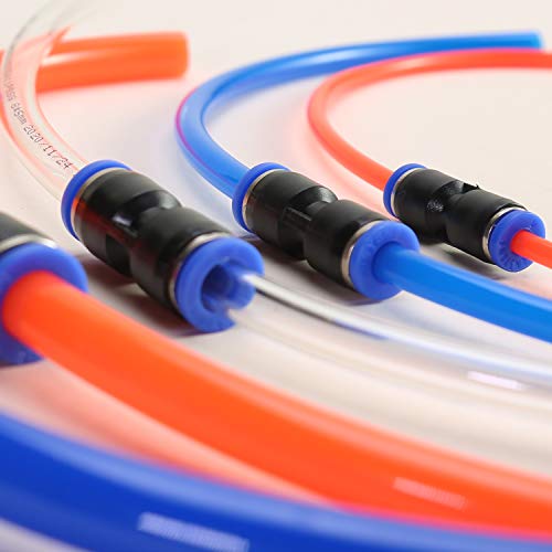 40 Pcs Quick Connect Straight Push Connectors,5/32" 1/4" 5/16" 3/8" 1/2 Inch Od Push-To-Connect Fittings,Quick Release Pneumatic Air Line Hose Fittings Kit Connector For 4Mm 6Mm 8Mm 10Mm 12Mm Od Tube #TOP6